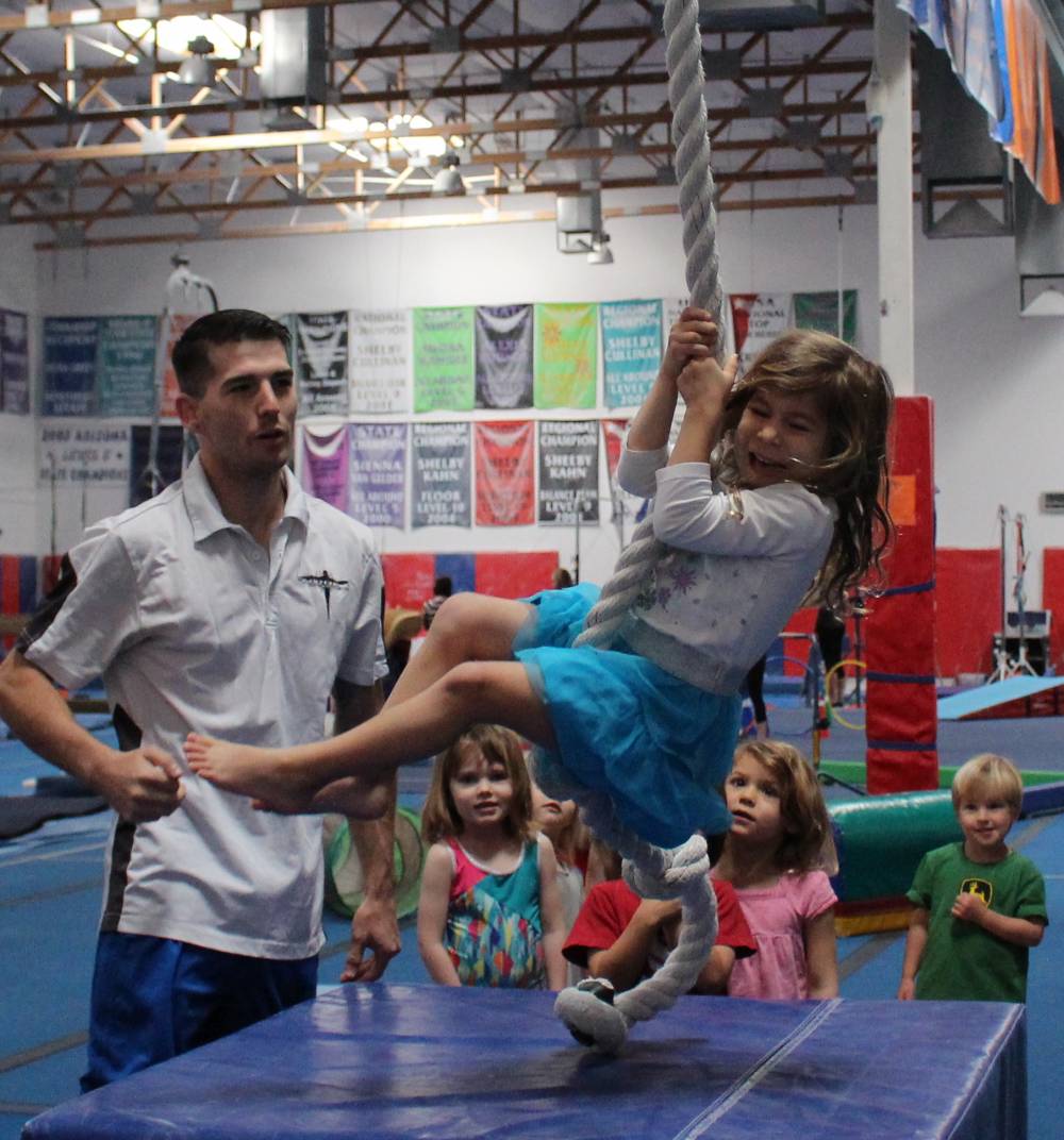 TOP ARIZONA GYMNASTICS CAMP: Fit-N-Fun is a Top Gymnastics Summer Camp located in Scottsdale Arizona offering many fun and enriching Gymnastics and other camp programs. 