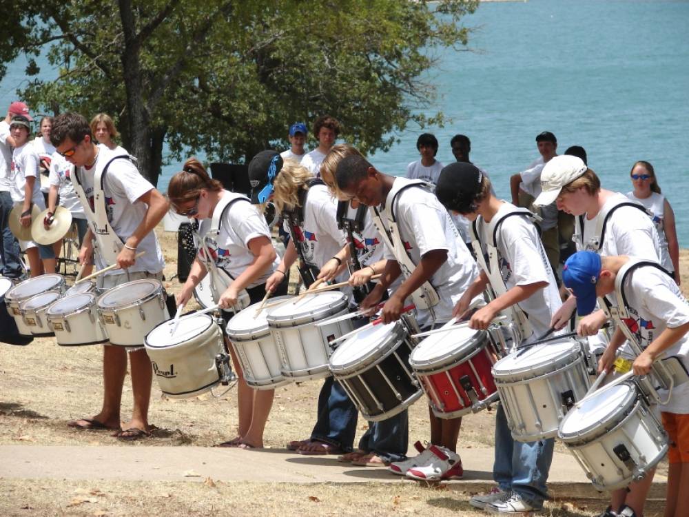 TOP OKLAHOMA BAND CAMP: Red River Drum & Auxiliary Camp is a Top Band Summer Camp located in Ardmore Oklahoma offering many fun and enriching Band and other camp programs. 