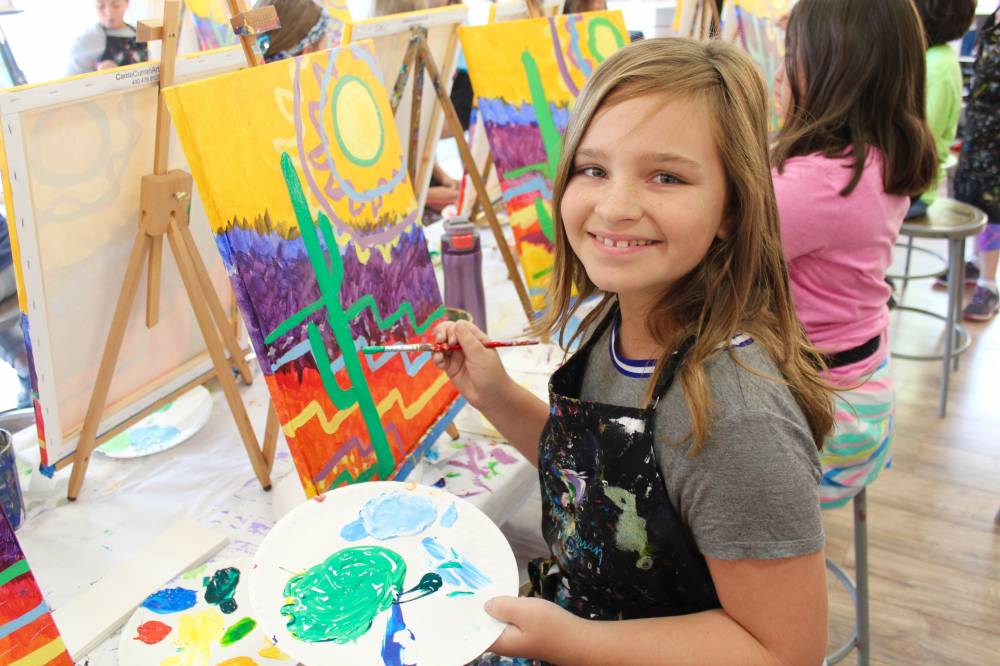 TOP ARIZONA COED CAMP: Carrie Curran Art Studios Fine Art Program is a Top Coed Summer Camp located in Scottsdale Arizona offering many fun and enriching Coed and other camp programs. 