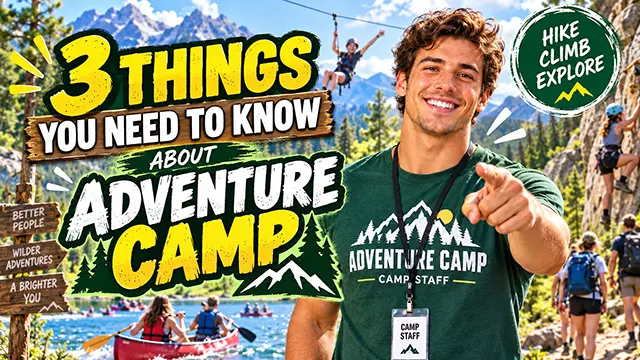 3 Things You Need to Know About Adventure Camp video guide coming soon.