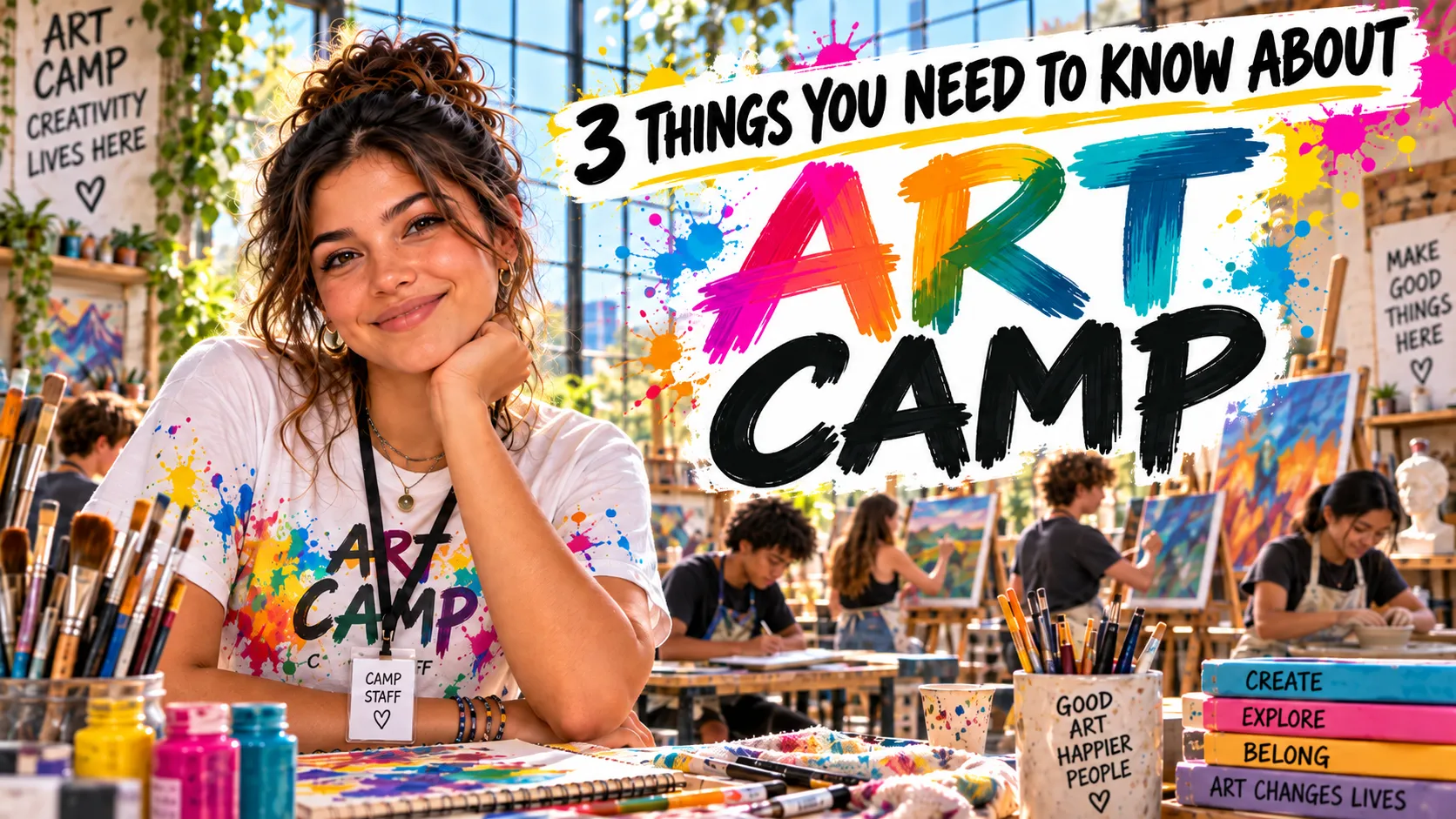 3 Things You Need to Know About Art Camp video featured on the 2026-27 Colorado Art Camps page.